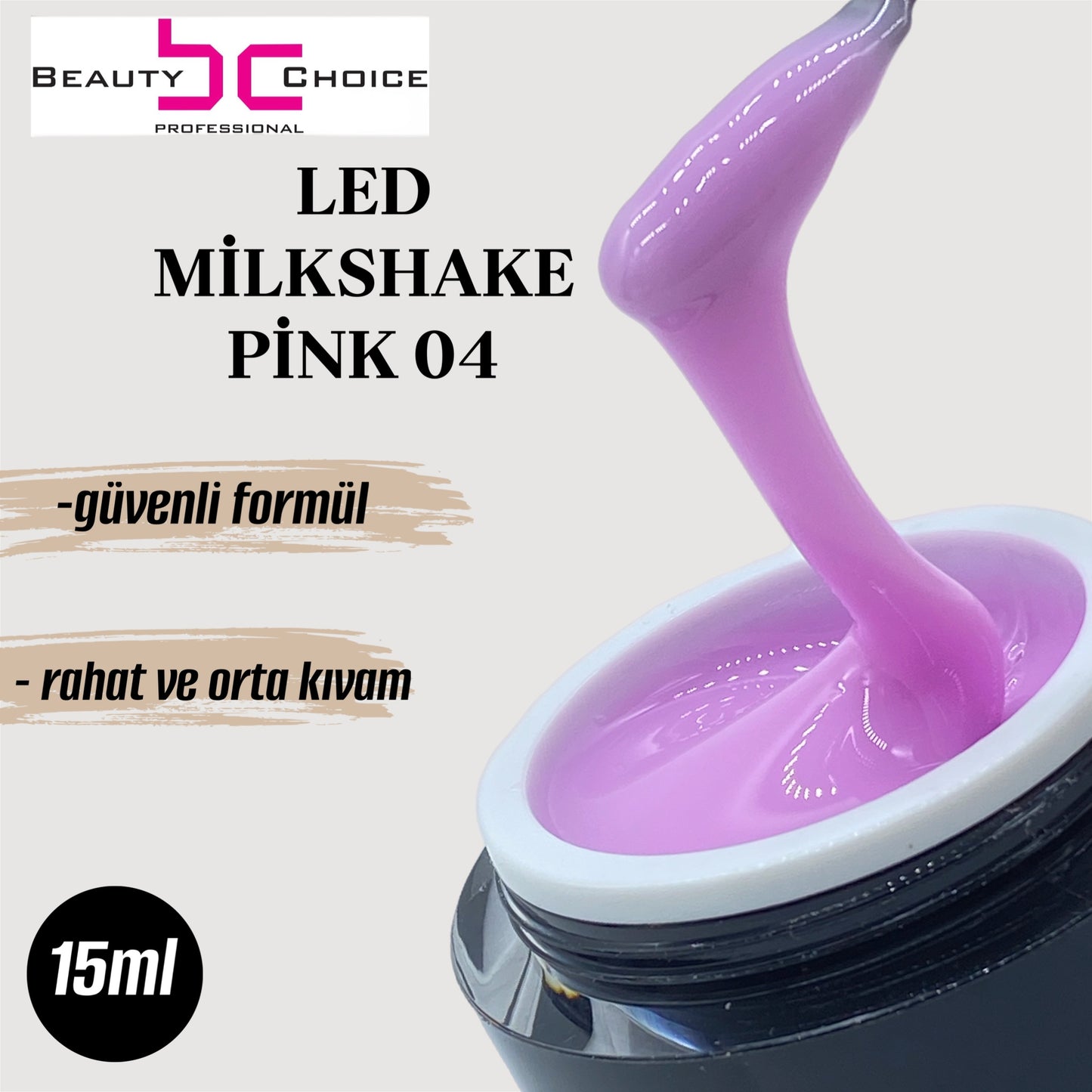 Protez Tırnak Jeli 04 Led Milkshake 15gr