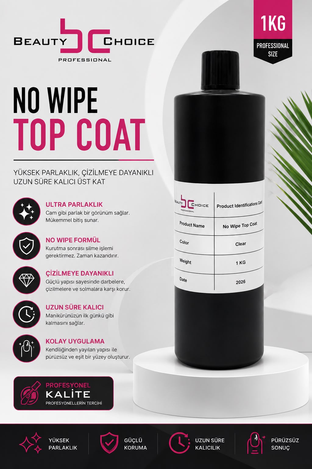 NO WIPE TOP COAT 1 KG
