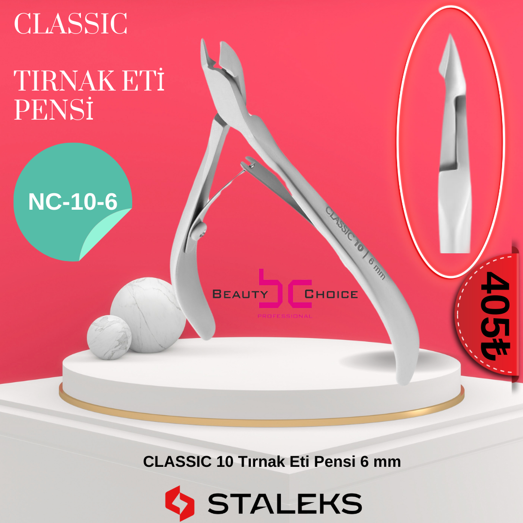 STALEKS CLASSIC 10 Tırnak Eti Pensi 6 mm
