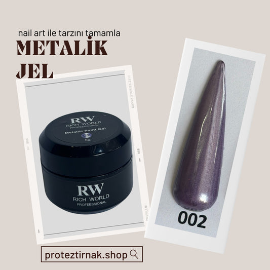 RW Metalik Tırnak Jel 002