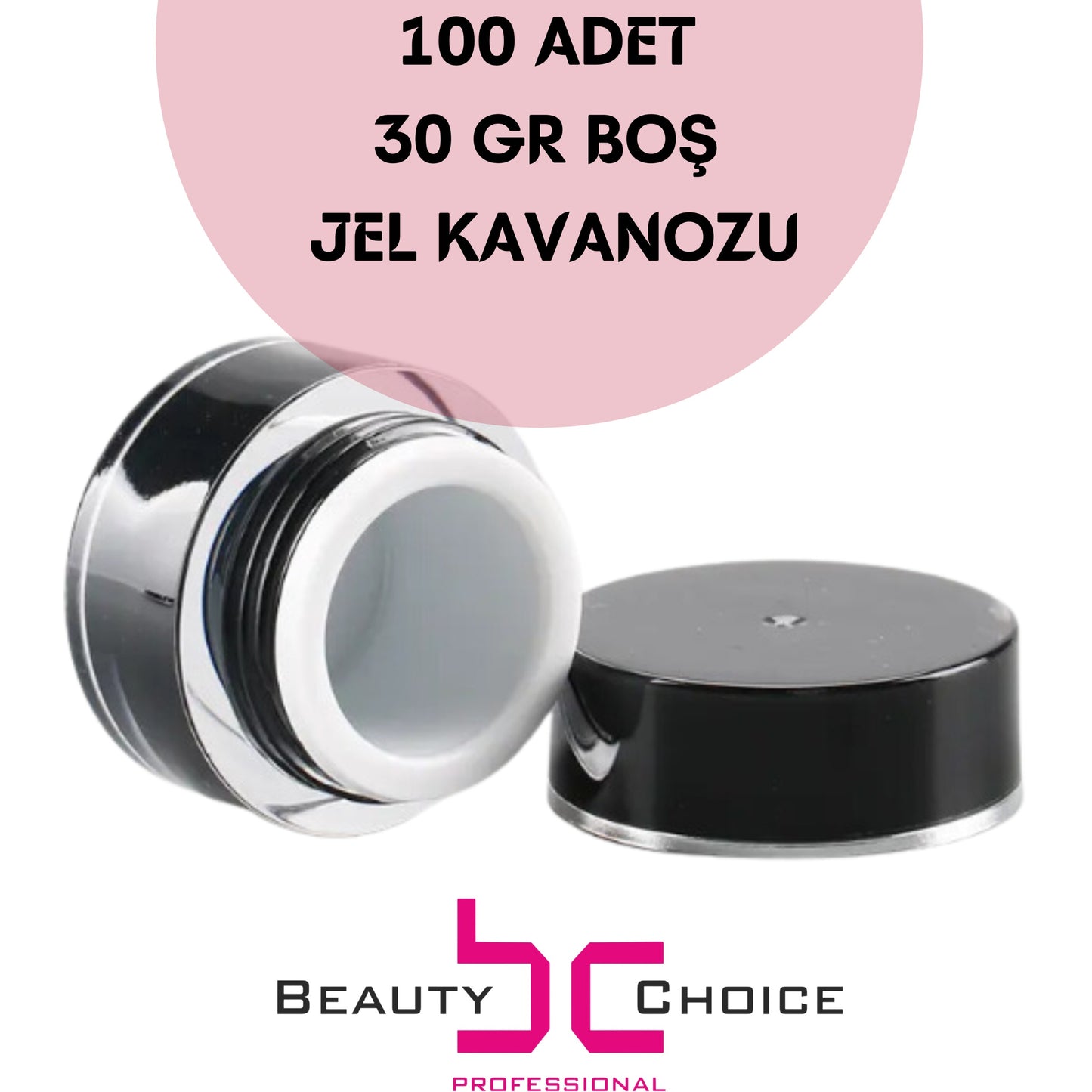 Boş Tırnak Jeli Kavanoz 30gr